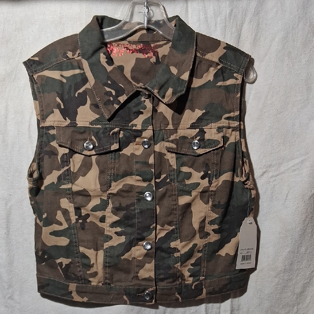 Camouflage Sleeveless Vest